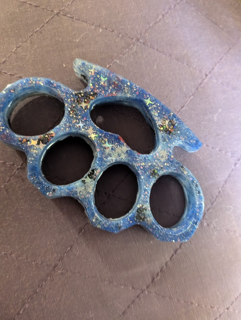 Blue Resin Decorative Finger Tray – Home Accents